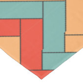 Nahtloses geometrisches Muster Tischdecke (Schrägansicht)