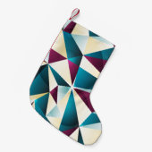 Nahtloses geometrisches Muster. Vintage Abbildung Kleiner Weihnachtsstrumpf (Vorderansicht (hängend))