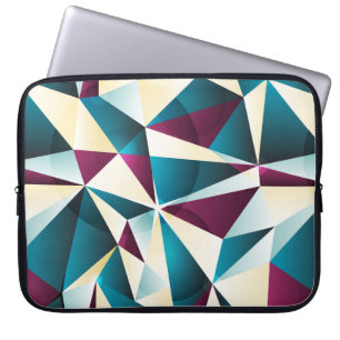 Nahtloses geometrisches Muster. Vintage Abbildung  Laptopschutzhülle