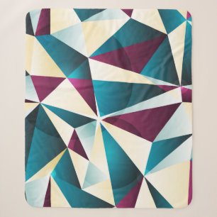 Nahtloses geometrisches Muster. Vintage Abbildung Sherpadecke