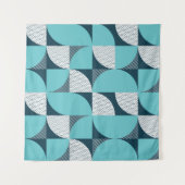 Nahtloses geometrisches Muster Wandteppich (Vorderseite (Horizontal))