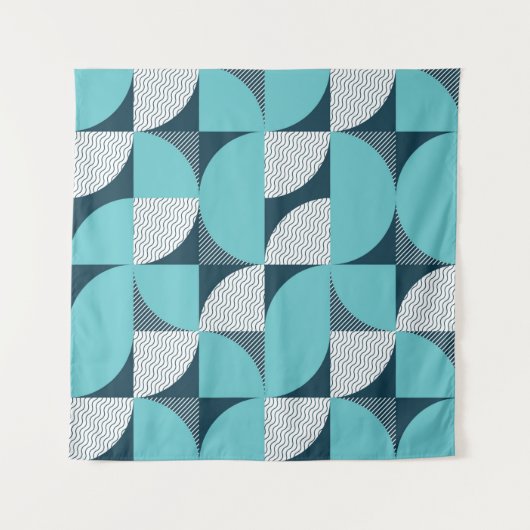 Nahtloses geometrisches Muster Wandteppich (Vorderseite)