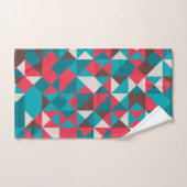 Nahtloses, geometrisches Waschlappen Badhandtuch Set (Handtuch)