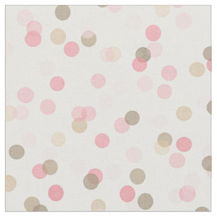 Nahtloses Girly Rosa u. BrownConfetti Stoff