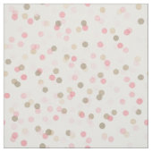 Nahtloses Girly Rosa u. BrownConfetti Stoff (Muster)