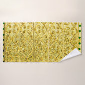 Nahtloses Gold Badehandtuch (Badehandtuch)