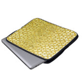 Nahtloses Gold Laptopschutzhülle (Vorne Knopf)