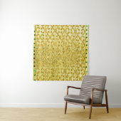 Nahtloses Gold Wandteppich (Beispiel (Horizontal))