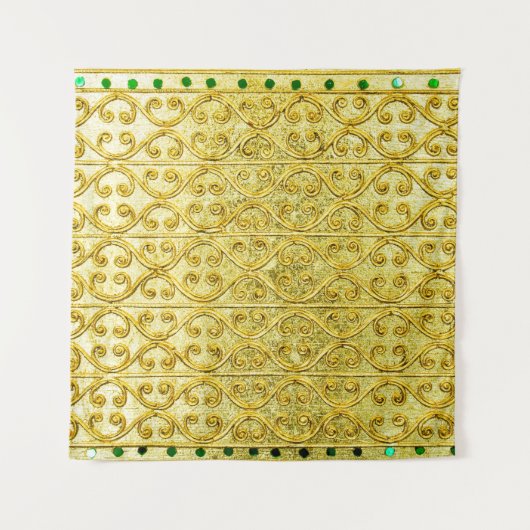 Nahtloses Gold Wandteppich (Vorderseite)