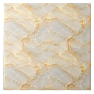 Nahtloses Golden Onyx Marmor Wellenmuster Fliese