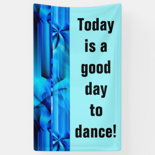 Nahtloses Grafikdesign - blau, schwarz I Banner