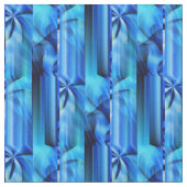 Nahtloses Grafikdesign - blau, schwarz I Stoff (Nahaufnahme)