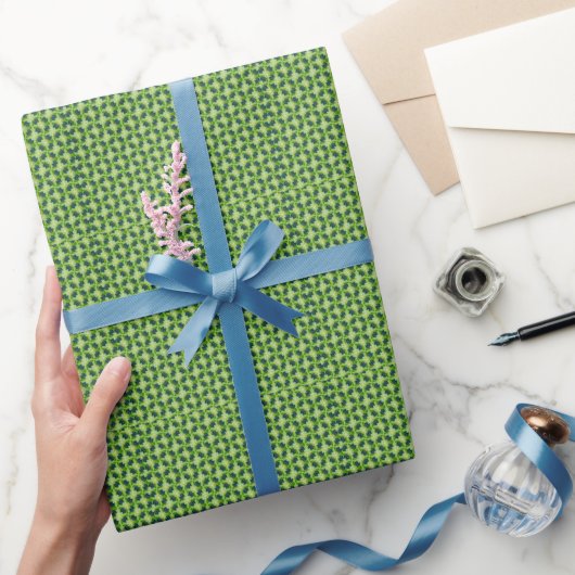 Nahtloses Grasmuster Geschenkpapier (Schenken)