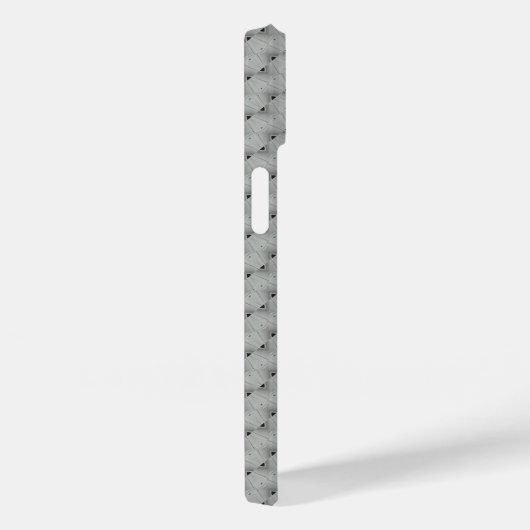 Nahtloses graues Muster Case-Mate iPhone Hülle (Rückseite / Rechts)