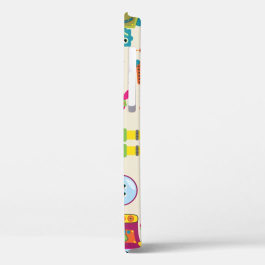 Nahtloses, haltbares Hintergrundmuster mit Niedlic Case-Mate iPhone Hülle (Rückseite / Links)