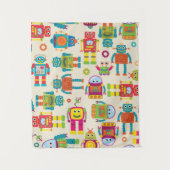 Nahtloses, haltbares Hintergrundmuster mit Niedlic Wandteppich (Vorderseite)