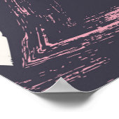 Nahtloses, handgezogenes Muster Poster (Ecke)