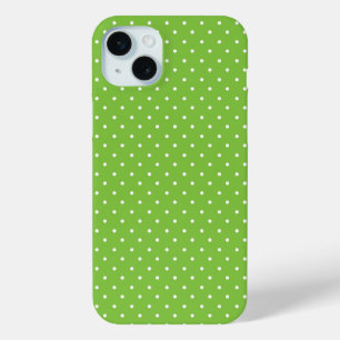 Nahtloses, helles Limette-Polka-Punkt-Muster Case-Mate iPhone Hülle