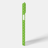 Nahtloses, helles Limette-Polka-Punkt-Muster Case-Mate iPhone Hülle (Rückseite / Rechts)
