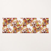 Nahtloses, helles Muster exotischer Jungtierfauna Yogamatte (Vorderseite (Horizontal))