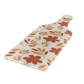 Nahtloses Herbst Herbst-Blumenmuster Schneidebrett (Ecke)
