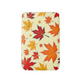 Nahtloses Herbstlaub-Design Badematte (Vorderseite Vertikal)