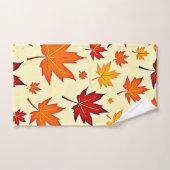 Nahtloses Herbstlaub-Design Badhandtuch Set (Handtuch)