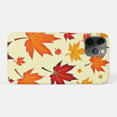 Nahtloses Herbstlaub-Design Case-Mate iPhone Hülle (Rückseite (Horizontal))