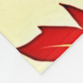 Nahtloses Herbstlaub-Design Fleecedecke (Ecke)