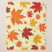 Nahtloses Herbstlaub-Design Sherpadecke (Vorderseite)