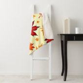 Nahtloses Herbstlaub-Design Sherpadecke (Beispiel)