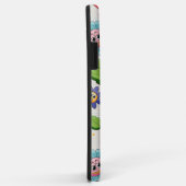 Nahtloses Hintergrunddesign mit bunten Blume Case-Mate iPhone Hülle (Hinten/Rechts)