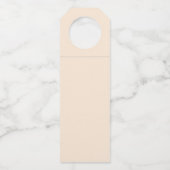 Nahtloses Hintergrunddesign mit bunten Blume Flaschenanhänger (Rückseite)