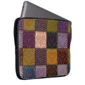 Nahtloses Hintergrundmuster. Das Patchwork mit mir Laptopschutzhülle (Vorne Rechts)