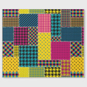 Nahtloses Hintergrundmuster. Geometrisches Patchwo Geschenkpapier (Flach)