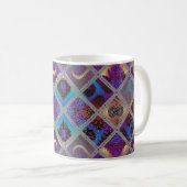 Nahtloses Hintergrundmuster. Mosaikkunstmuster ba Kaffeetasse (VorderseiteRechts)