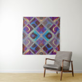 Nahtloses Hintergrundmuster. Mosaikkunstmuster ba Wandteppich (Beispiel (Horizontal))