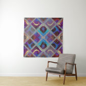 Nahtloses Hintergrundmuster. Mosaikkunstmuster ba Wandteppich (Beispiel)