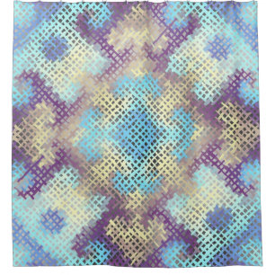 Nahtloses Hintergrundmuster. Nachahmung einer Text Duschvorhang