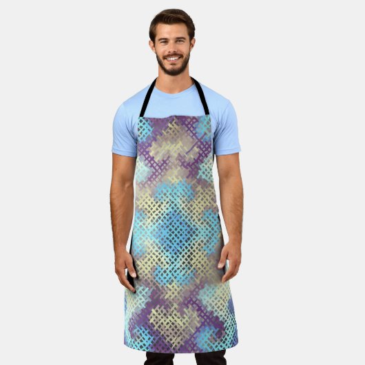 Nahtloses Hintergrundmuster. Nachahmung einer Text Schürze (Getragen)