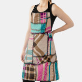 Nahtloses Hintergrundmuster. Patchwork-Muster mit Schürze (InSitu)