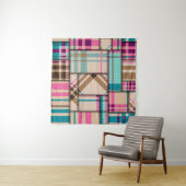 Nahtloses Hintergrundmuster. Patchwork-Muster mit Wandteppich (Beispiel (Horizontal))