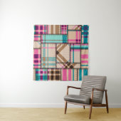 Nahtloses Hintergrundmuster. Patchwork-Muster mit Wandteppich (Beispiel)