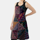 Nahtloses Hintergrundmuster. Patchwork-Muster. Vi Schürze (InSitu)