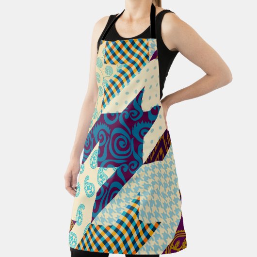 Nahtloses Hintergrundmuster. Patchwork-Muster. Vi Schürze (InSitu)