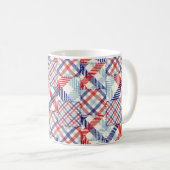 Nahtloses Hintergrundmuster. Patchworkmuster Kaffeetasse (VorderseiteRechts)