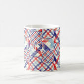Nahtloses Hintergrundmuster. Patchworkmuster Kaffeetasse (Mittel)