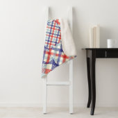 Nahtloses Hintergrundmuster. Patchworkmuster Sherpadecke (Beispiel)
