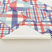Nahtloses Hintergrundmuster. Patchworkmuster Sherpadecke (3/4)