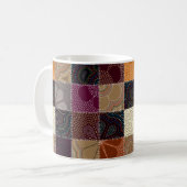 Nahtloses Hintergrundmuster. Wird endlos kacheln. Kaffeetasse (Vorderseite Links)